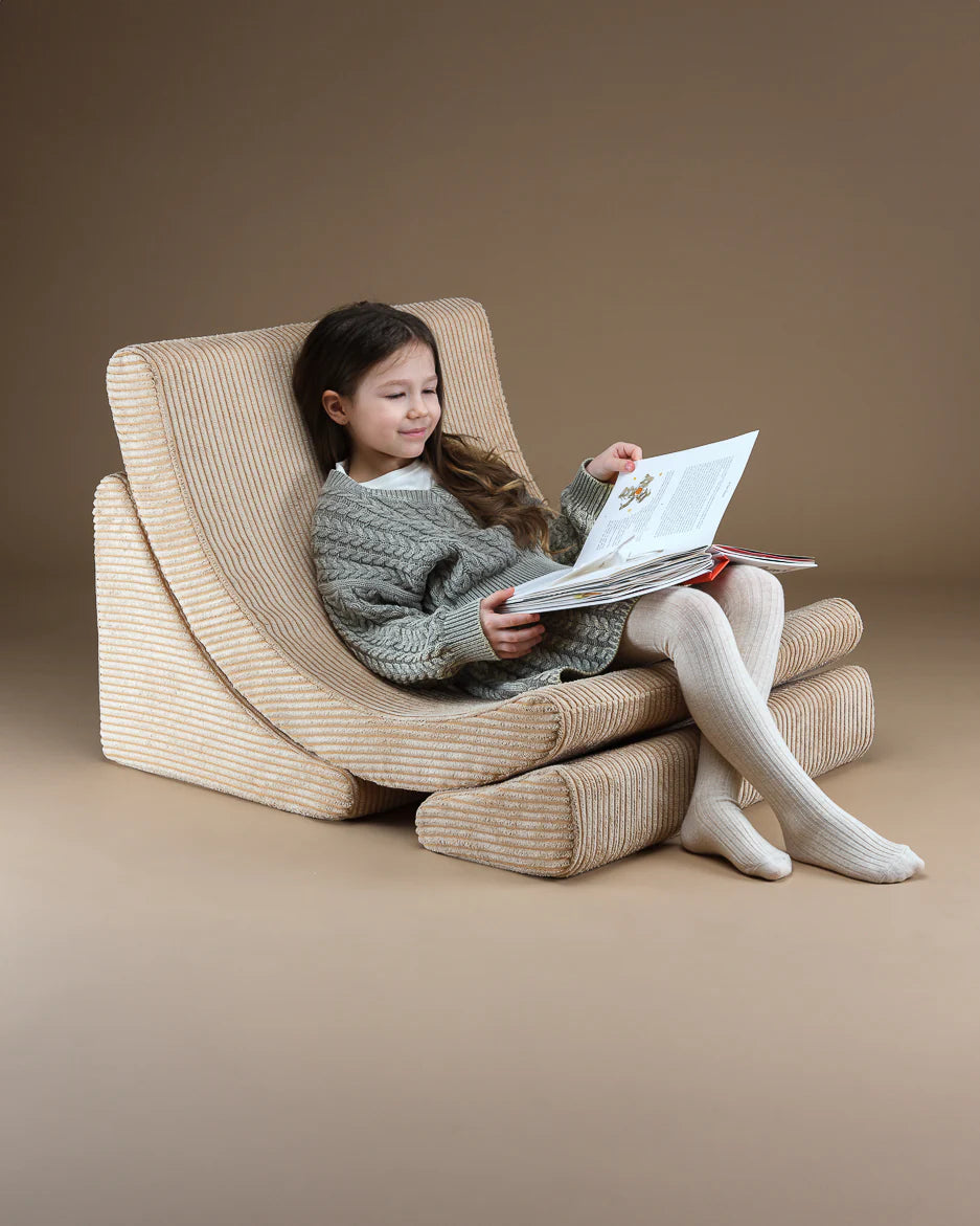 Wigiwama - Brauner Moonchair in Cord