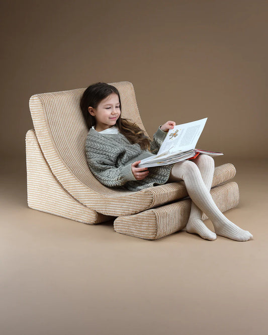 Wigiwama - Brauner Moonchair in Cord