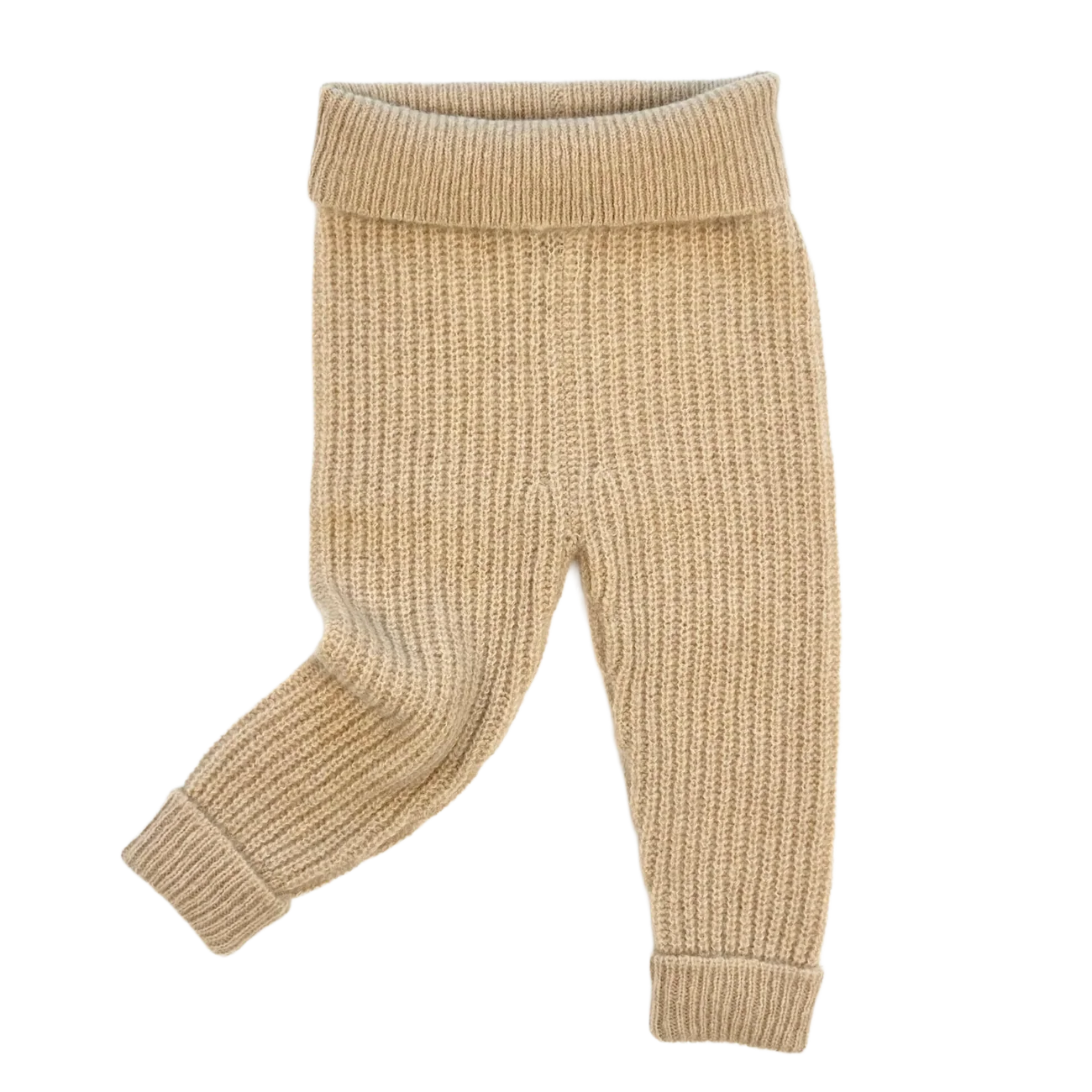 Papalobster - Babyhose COSI aus 100 % Kaschmir  in Beige Melange