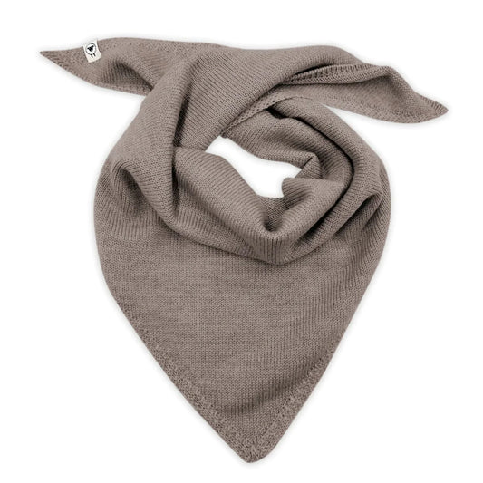 Lille Toni - Dreieckstuch Elise in Camel Melange für Babys & Kinder aus 100 % Merinowolle