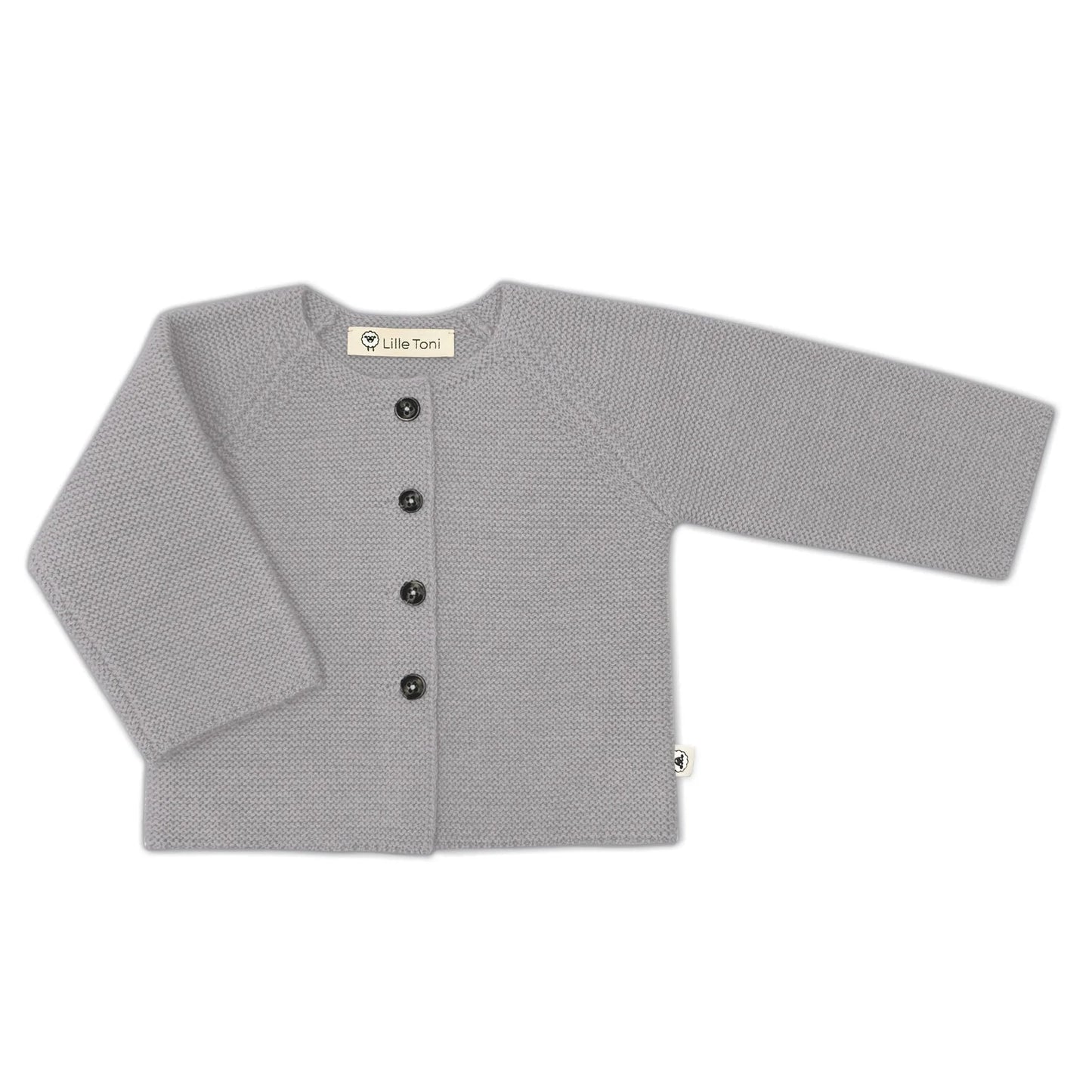 Lille Toni- superweiche Strickjacke Emil in Grey Melange