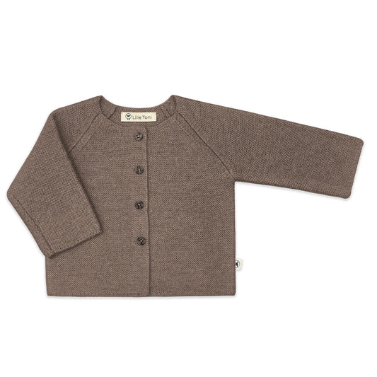 Lille Toni- superweiche Strickjacke Emil in Toffee