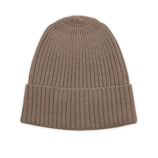 Lille Toni - Strickbeanie Emma aus 100 % Merinwolle 0-1 Jahr in Toffee