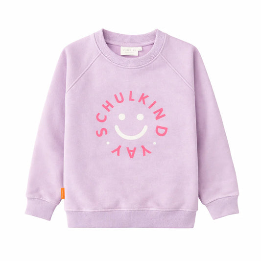 von Rike -  Schulkind Sweater limitiert für Girls in Flieder mit Rosa