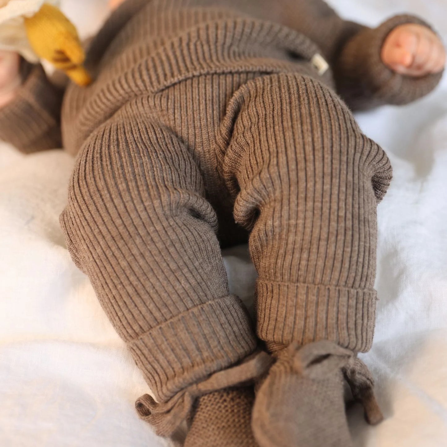 Lille Toni - Finn Leggings 100 % Merinowolle  in Toffee NEW IN