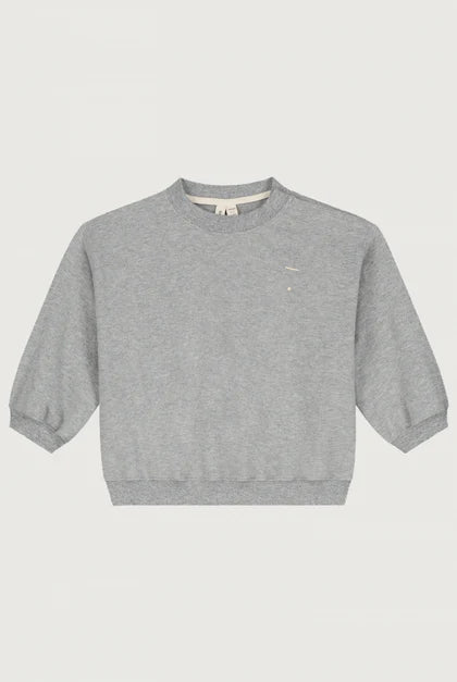 Gray Label Sweater - Baby Dropped Shoulder in Grey Melange