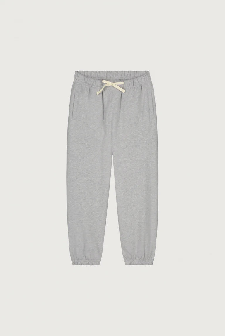 Gray Label -Sweatpants in Grey Melange 100 % Biobaumwolle
