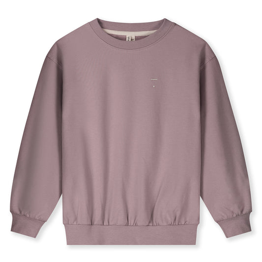 Gray Label -Dropped Shoulder Sweatshirt aus 100 % Biobaumwolle in Berry NEU AW25
