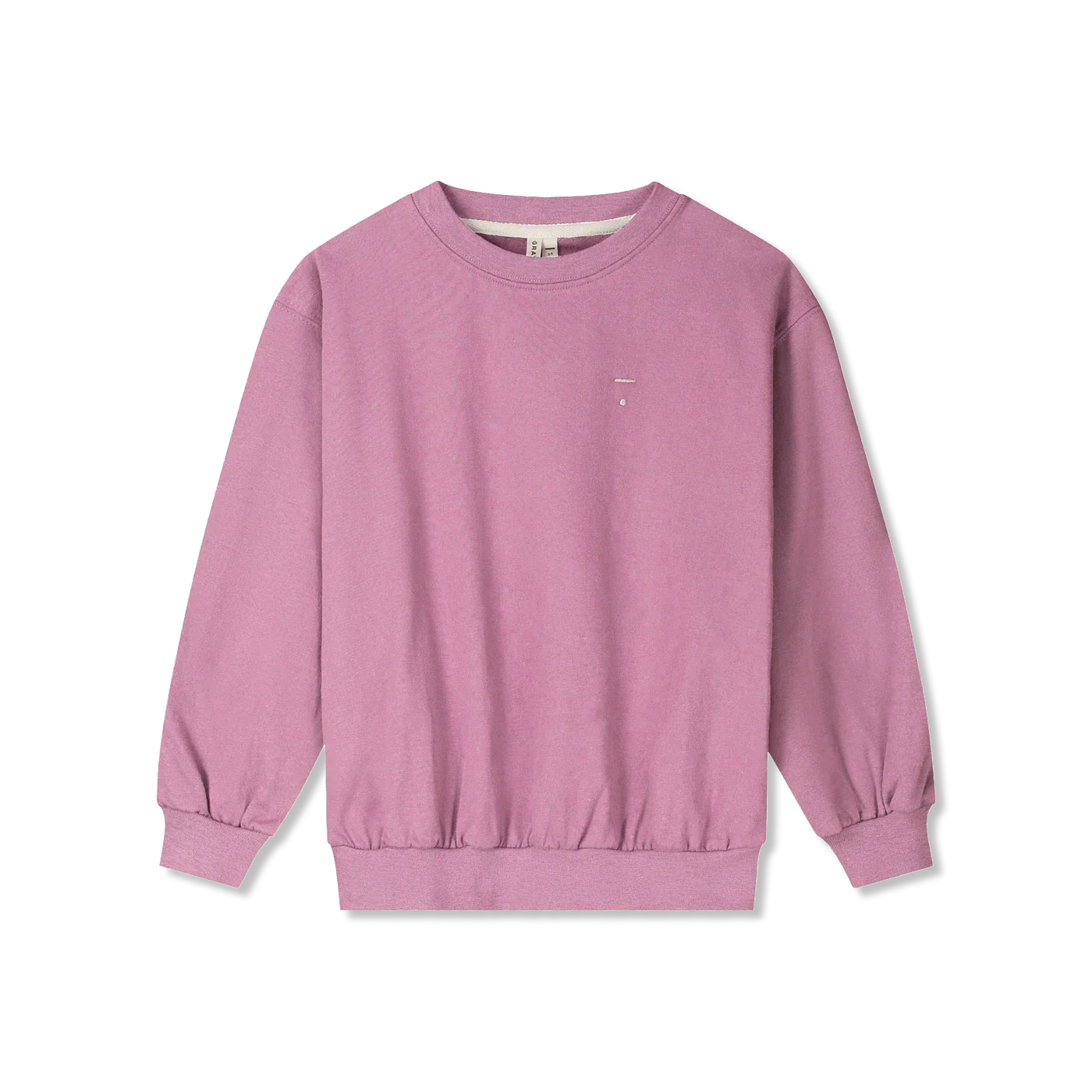Gray Label - Kinder Dropped Shoulder Sweatshirt in Bubblegum Pink 100 % Biobaumwolle