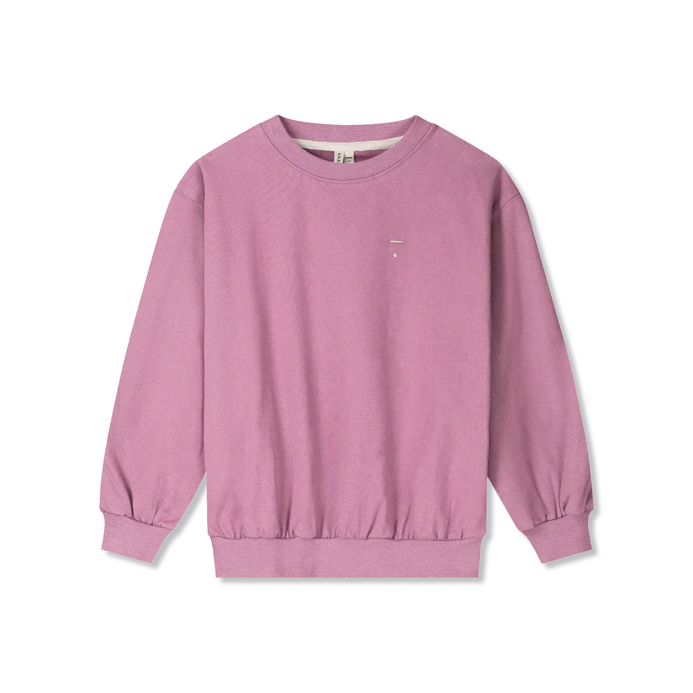 Gray Label - Kinder Dropped Shoulder Sweatshirt in Bubblegum Pink 100 % Biobaumwolle