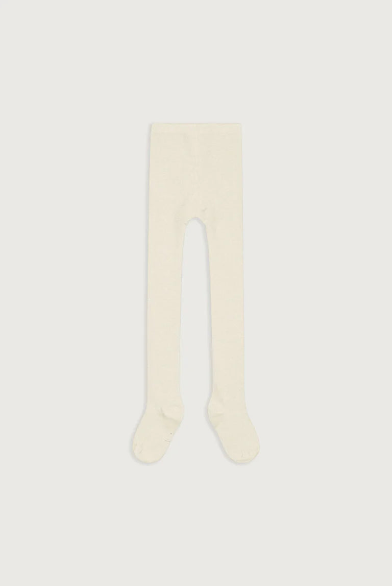 Gray Label - Strumpfhose in Creme weiss aus 100 % Biobaumwolle
