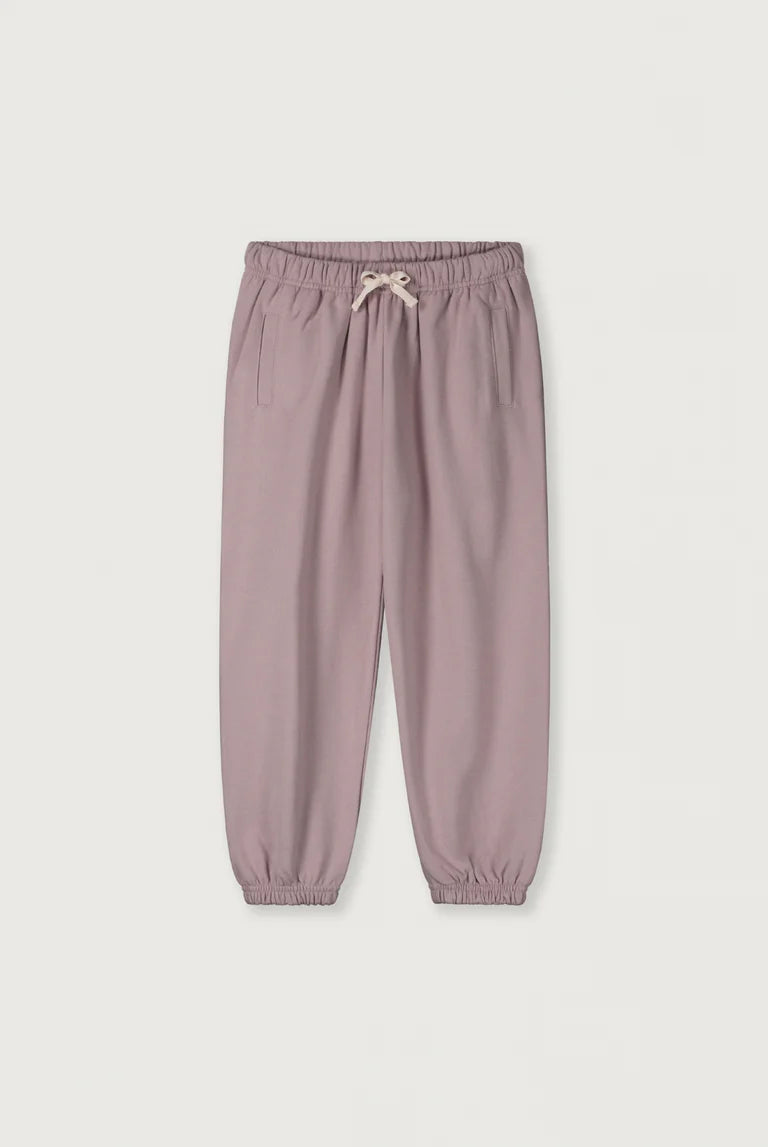Gray Label -Sweatpants in Berry aus GOTS zertifizierter Baumwolle