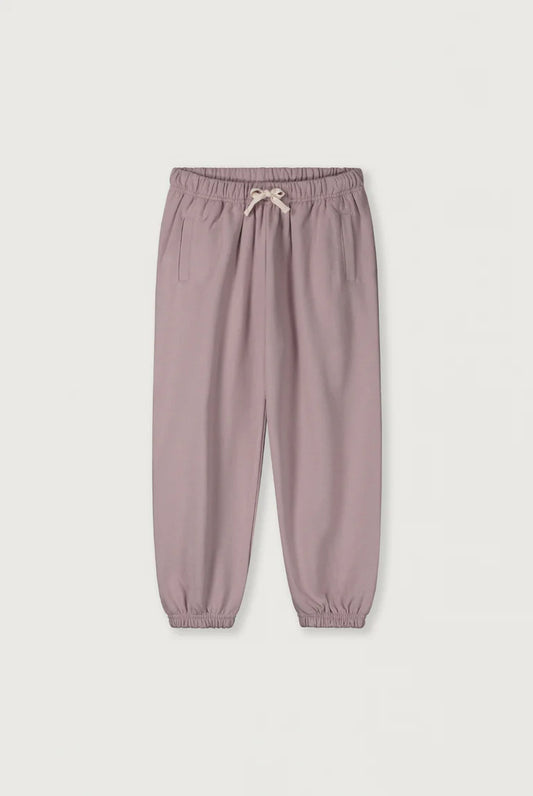 Gray Label -Sweatpants in Berry aus GOTS zertifizierter Baumwolle