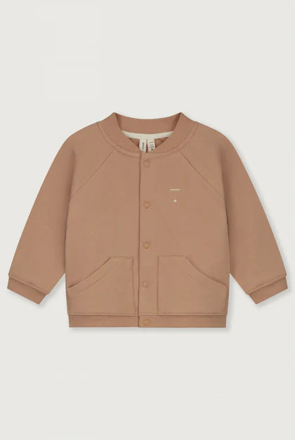 Gray Label - Baby Baseball Cardigan aus GOTS zertifizierter Baumwolle in Bisquit