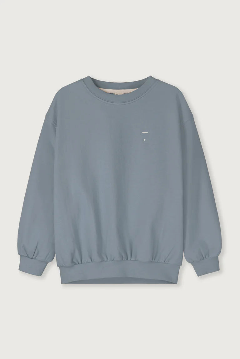 Gray Label - Dropped Shoulder Sweater in Stone Grey ( taubenblau )