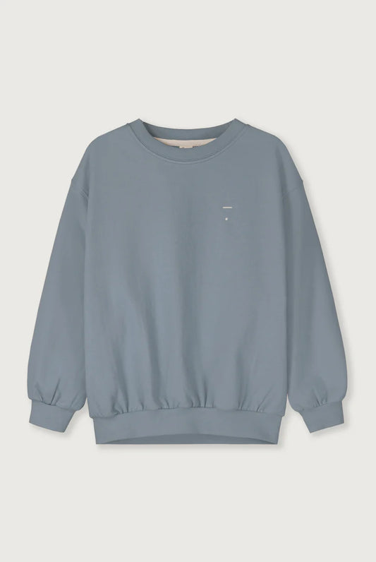 Gray Label - Dropped Shoulder Sweater in Stone Grey ( taubenblau )