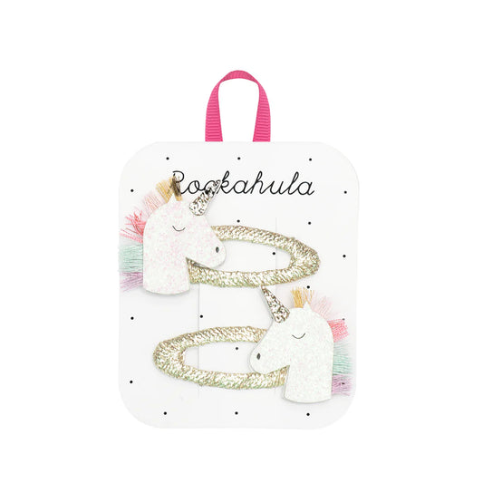 Rockahula - Einhorn Haarspangen im 2 er Set Glitzer