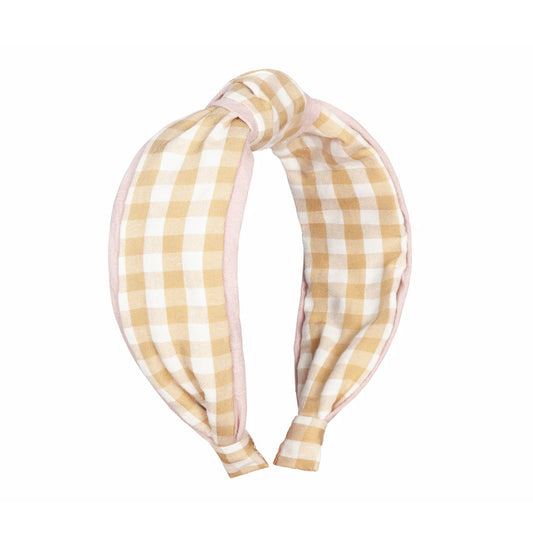 Rockahula - Haarreif mit Knoten in Beige Rosa
