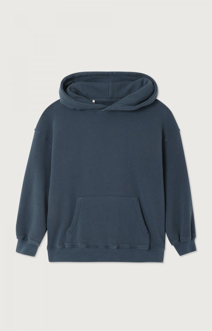 American Vintage - Hoodie in tief dunkelblau aus 100 % Baumwolle