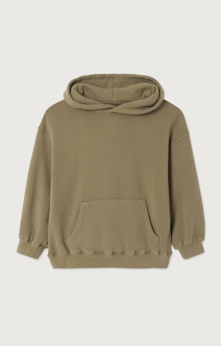 American Vintage - Hoodie in Khaki grün