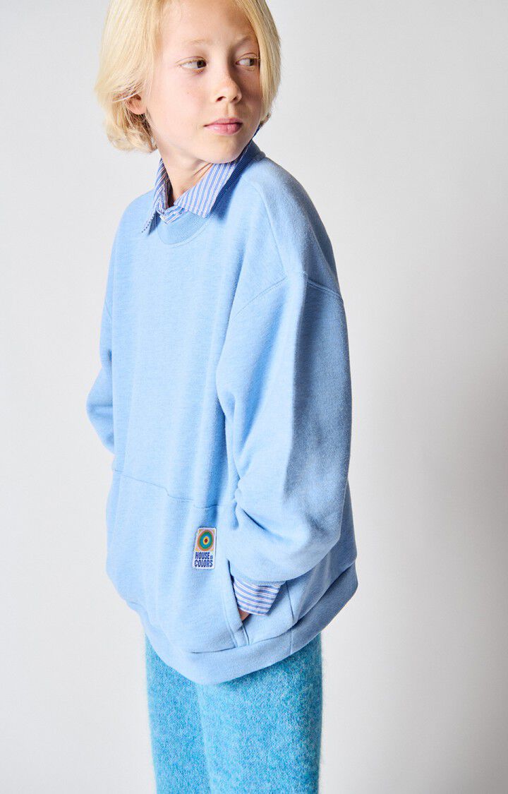 American Vintage -  Sweatshirt Baptown in Skyblue