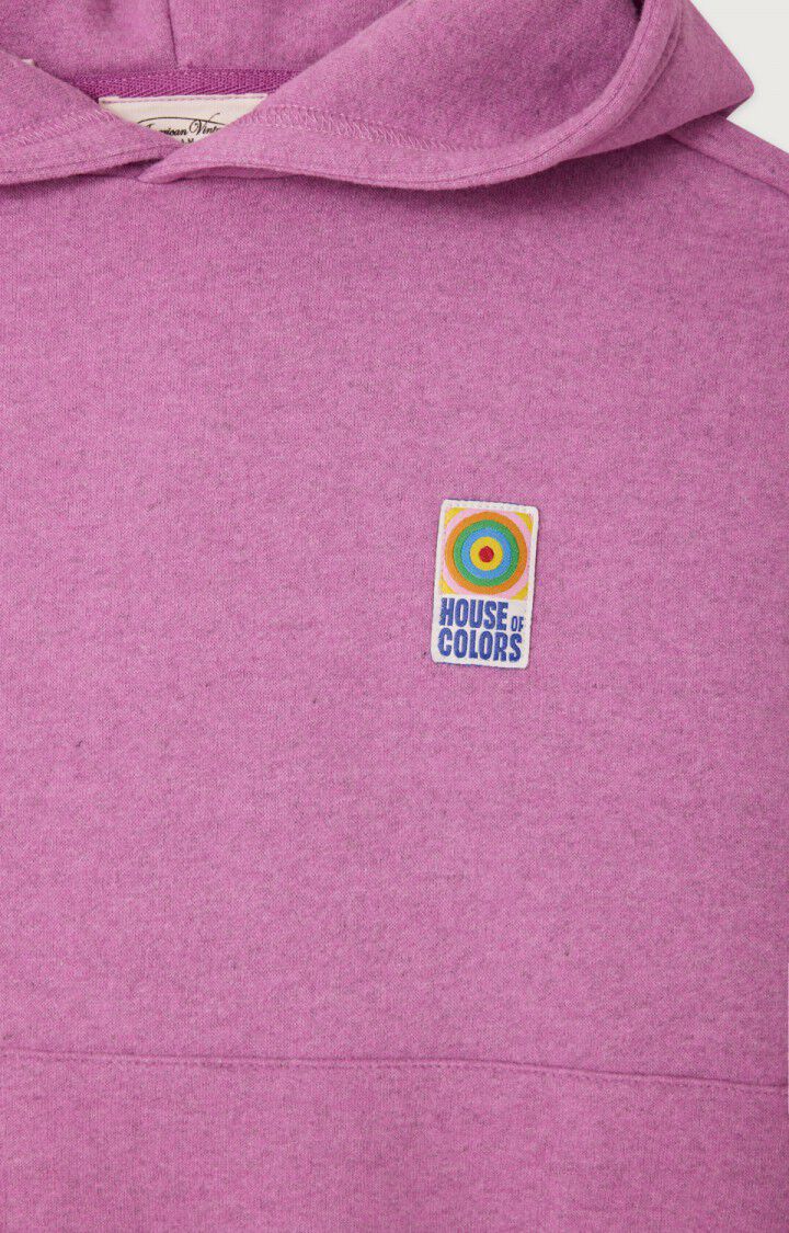 American Vintage -  Sweatshirt Baptown in Indian Pink Hoodie