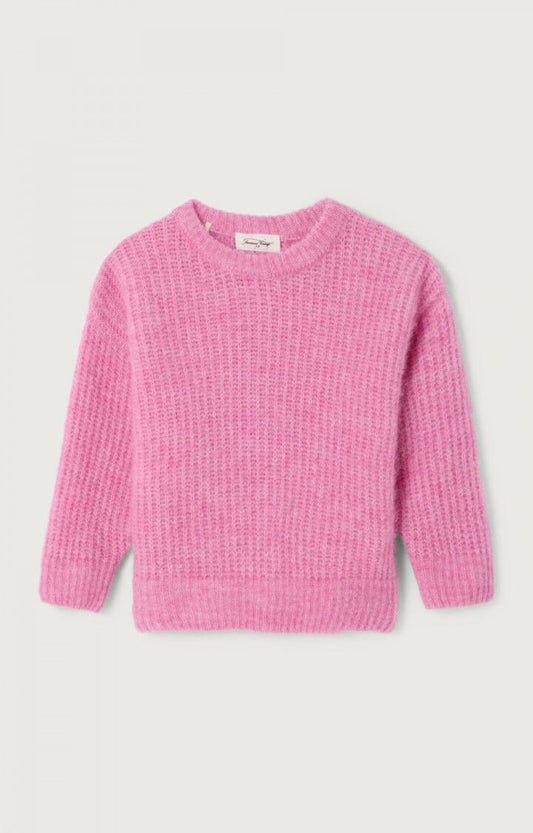 American Vintage - Strickpullover Eanst in Bubble Pink