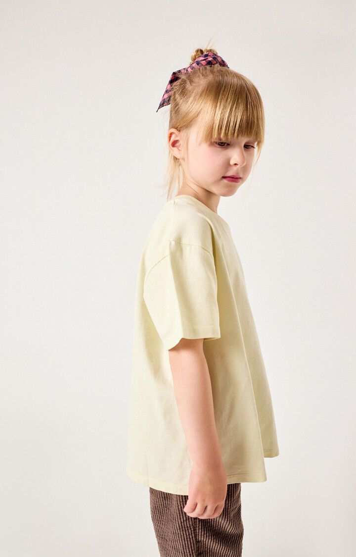 American Vintage - Kinder Kurzarm T-Shirt in Vizvalley in Buttermilk