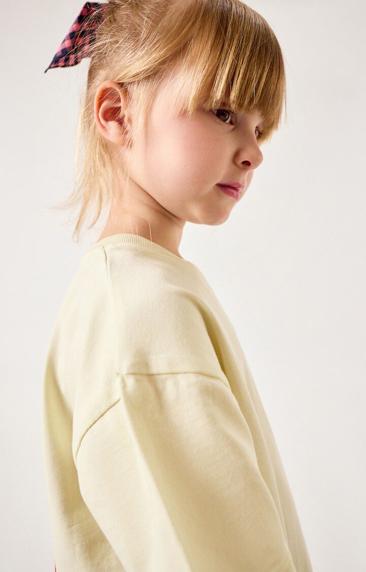 American Vintage - Kinder Kurzarm T-Shirt in Vizvalley in Buttermilk