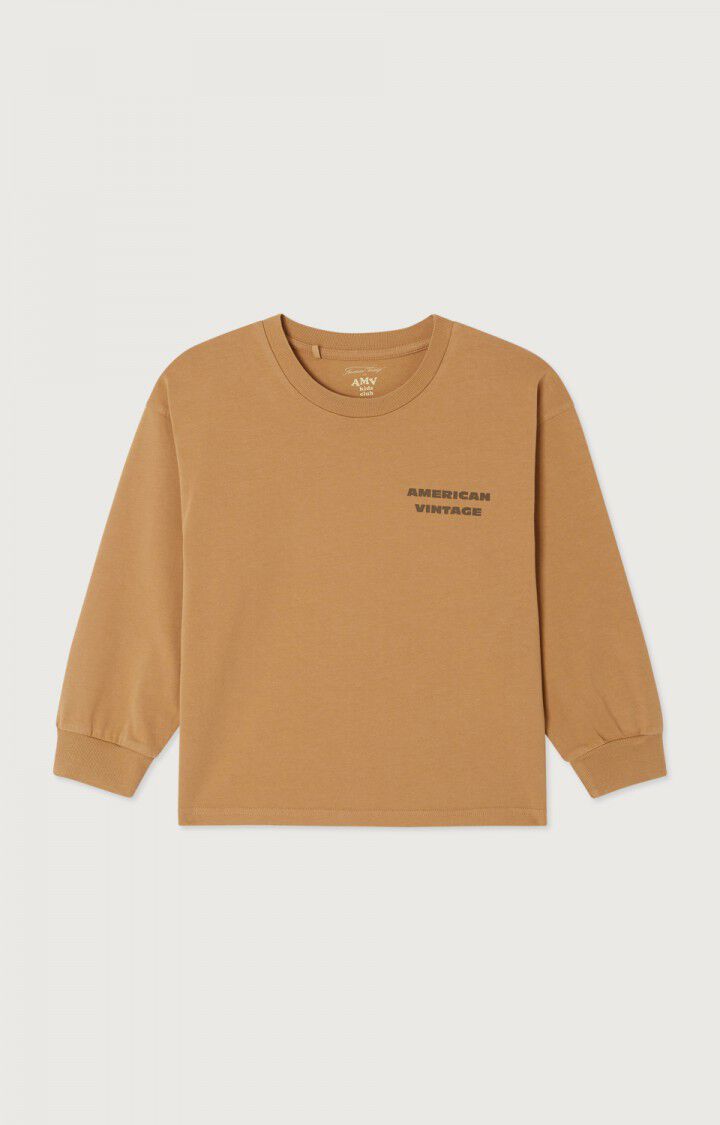American Vintage - Longsleeve für Kids Fizvalley in Peanut Butter Beige