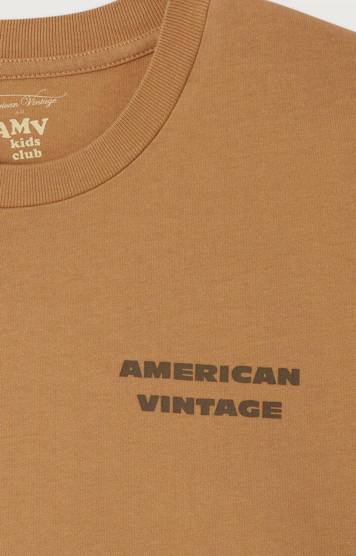 American Vintage - Longsleeve für Kids Fizvalley in Peanut Butter Beige
