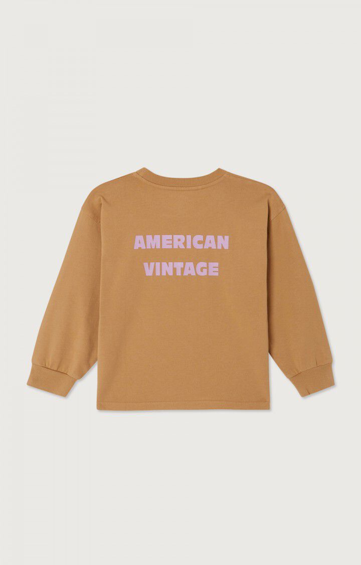 American Vintage - Longsleeve für Kids Fizvalley in Peanut Butter Beige