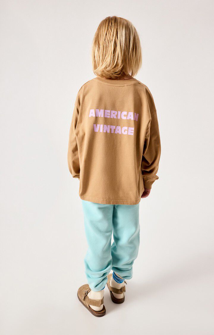 American Vintage - Longsleeve für Kids Fizvalley in Peanut Butter Beige