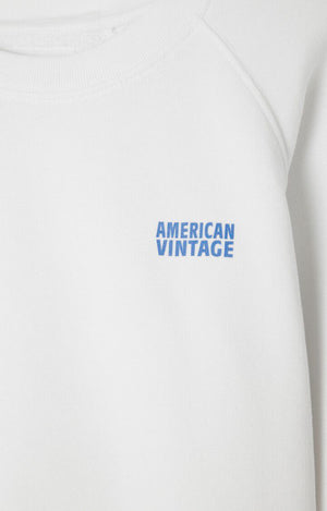 American Vintage - Kindersweatshirt Doven in weiss