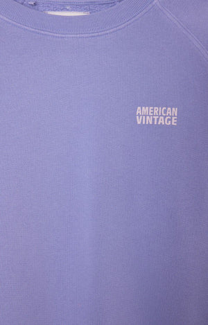American Vintage - Kindersweatshirt Izubird in Lila / Iris Vintage