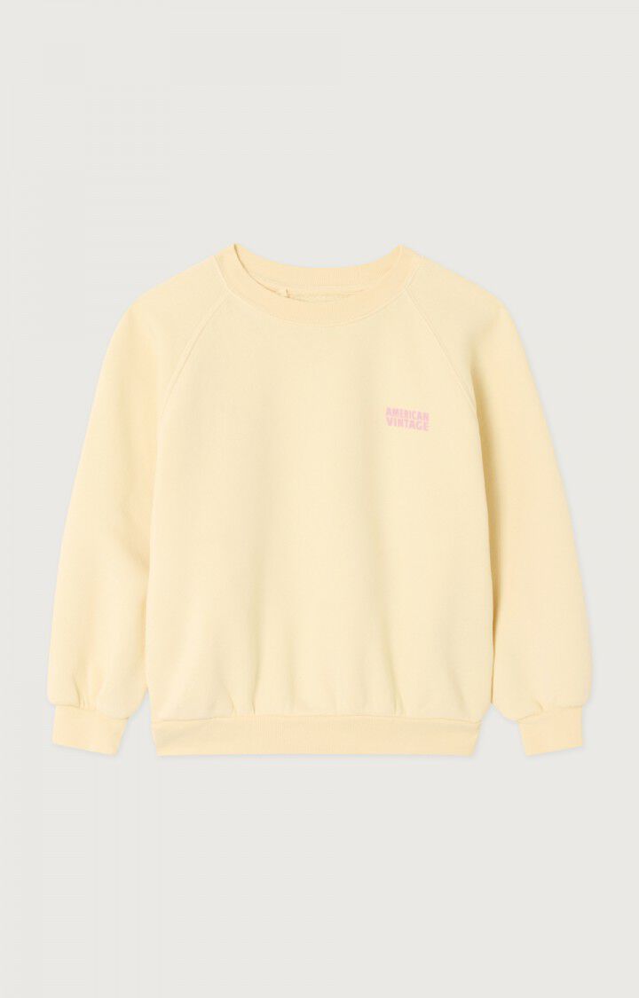 American Vintage  - Izubird Sweatshirt in Butteryellow