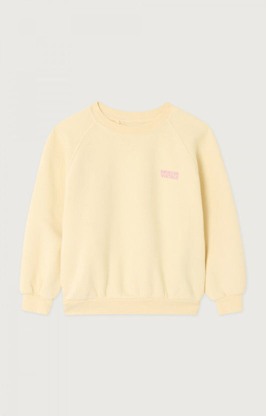 American VIntage - Izubird Sweatshirt in Vanillegelb PRE ORDER