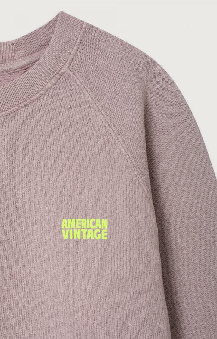 American Vintage - Kinder Sweatshirt aus 100 % Biobaumwolle in VIntage Sloe Flieder