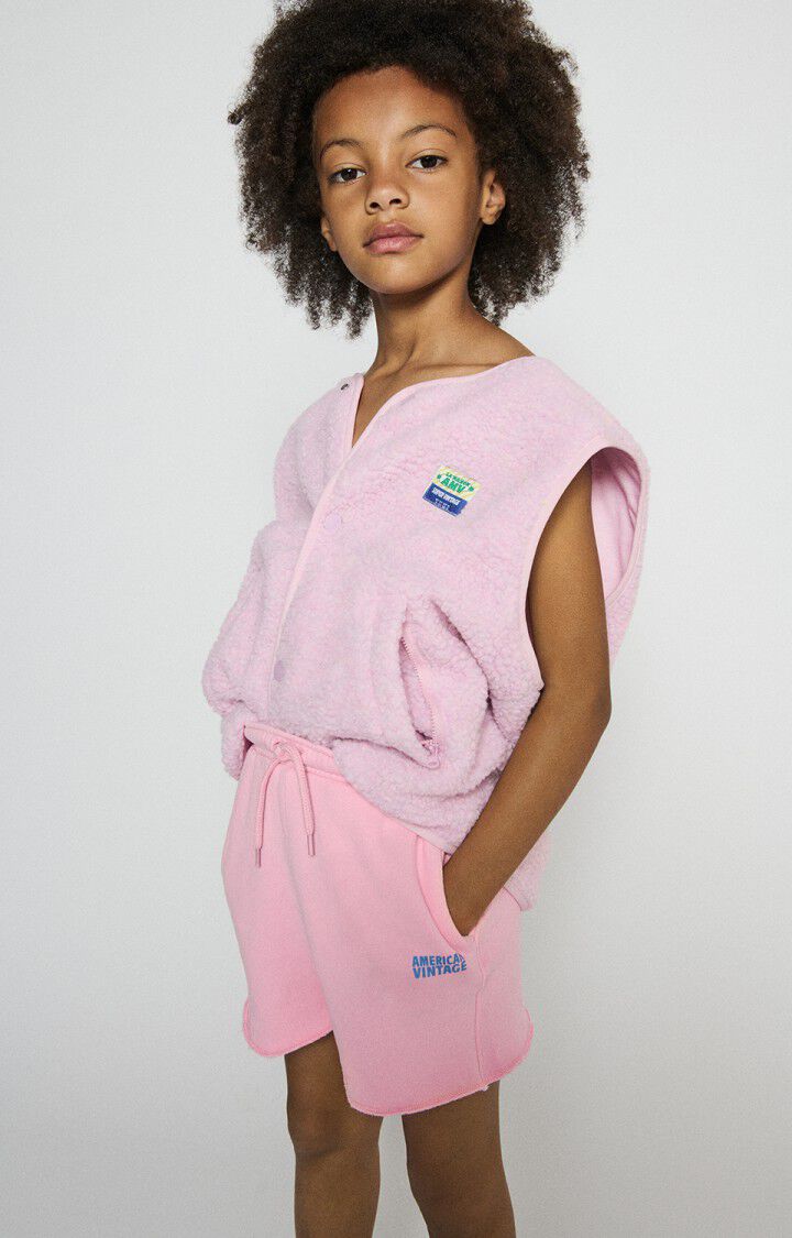 American Vintage - kurze Sweatpants in Pink