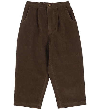Konges Slojd - Kinder Remy Cordhose in dunkelbraun