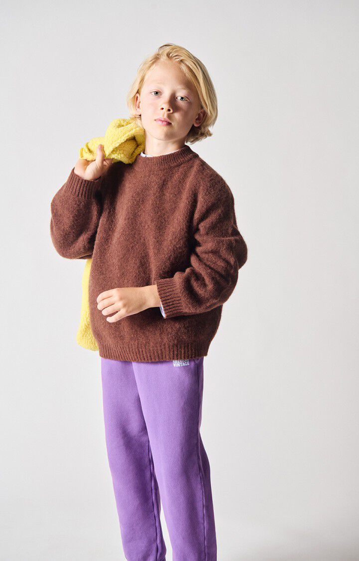 American Vintage - Strickpullover Vitow in braun