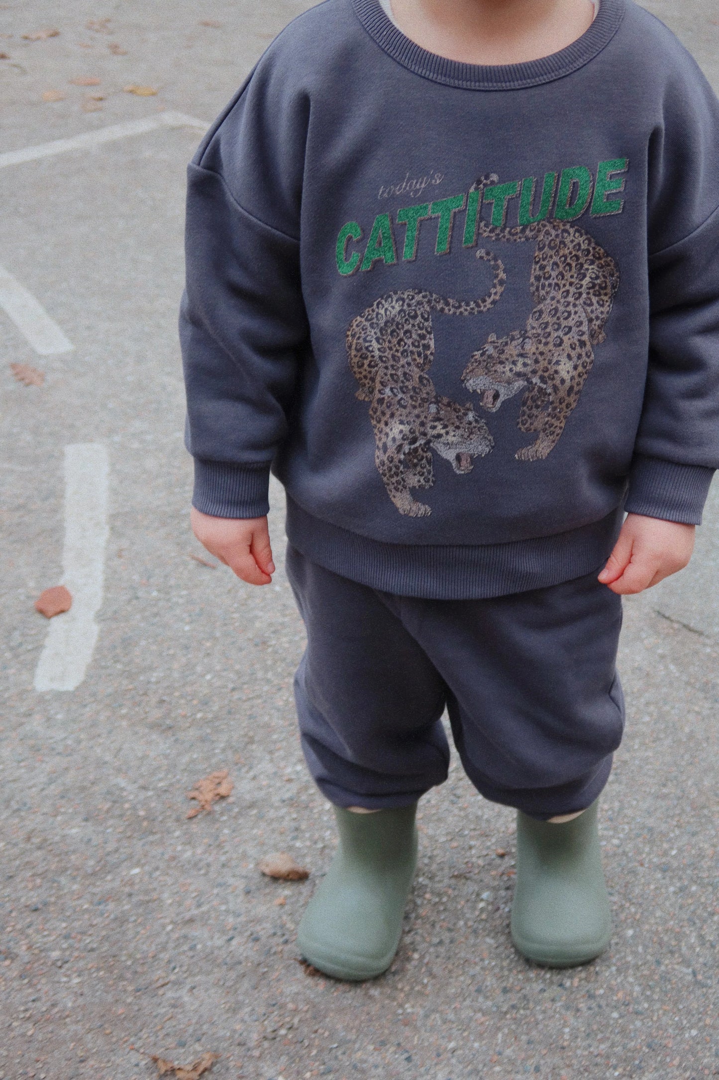 Konges  - Lou Sweatshirt in Grau mit Print