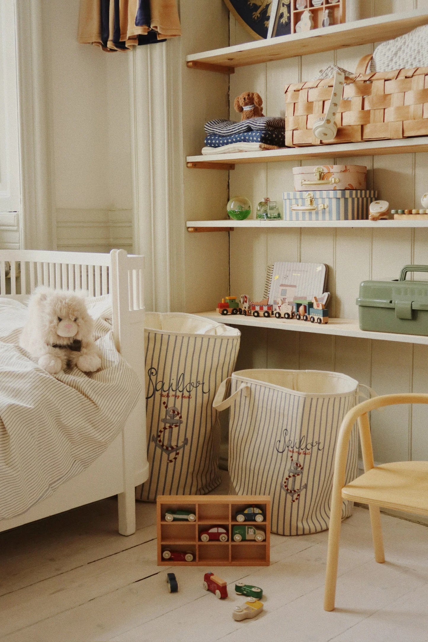 Konges Sløjd - Autosetzkasten mit Mini Autos 9 Stück