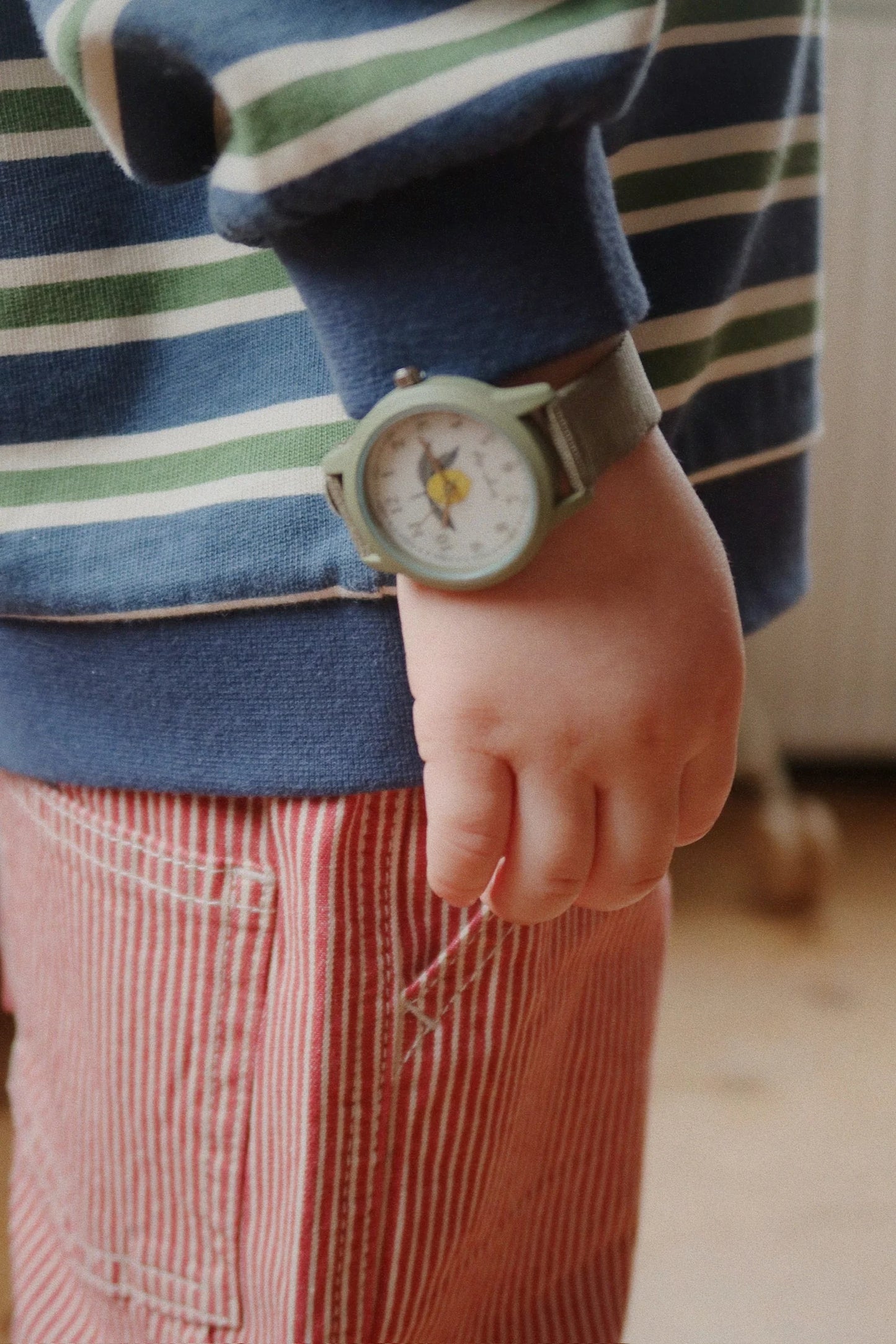 Konges Sløjd- Kinder Uhr Zitrone