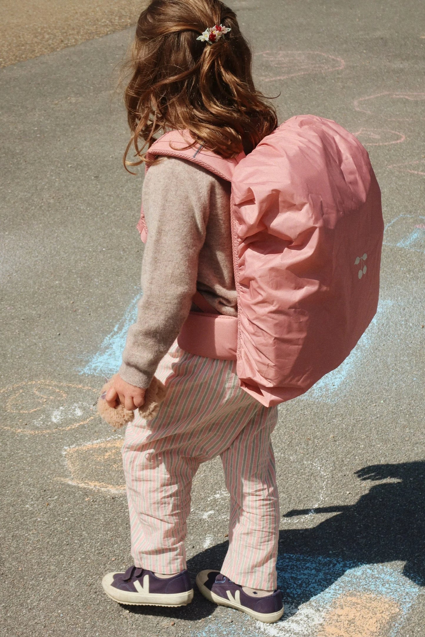 Konges - Polo in Beige mit Stickerei aus 100 % leichter Wolle