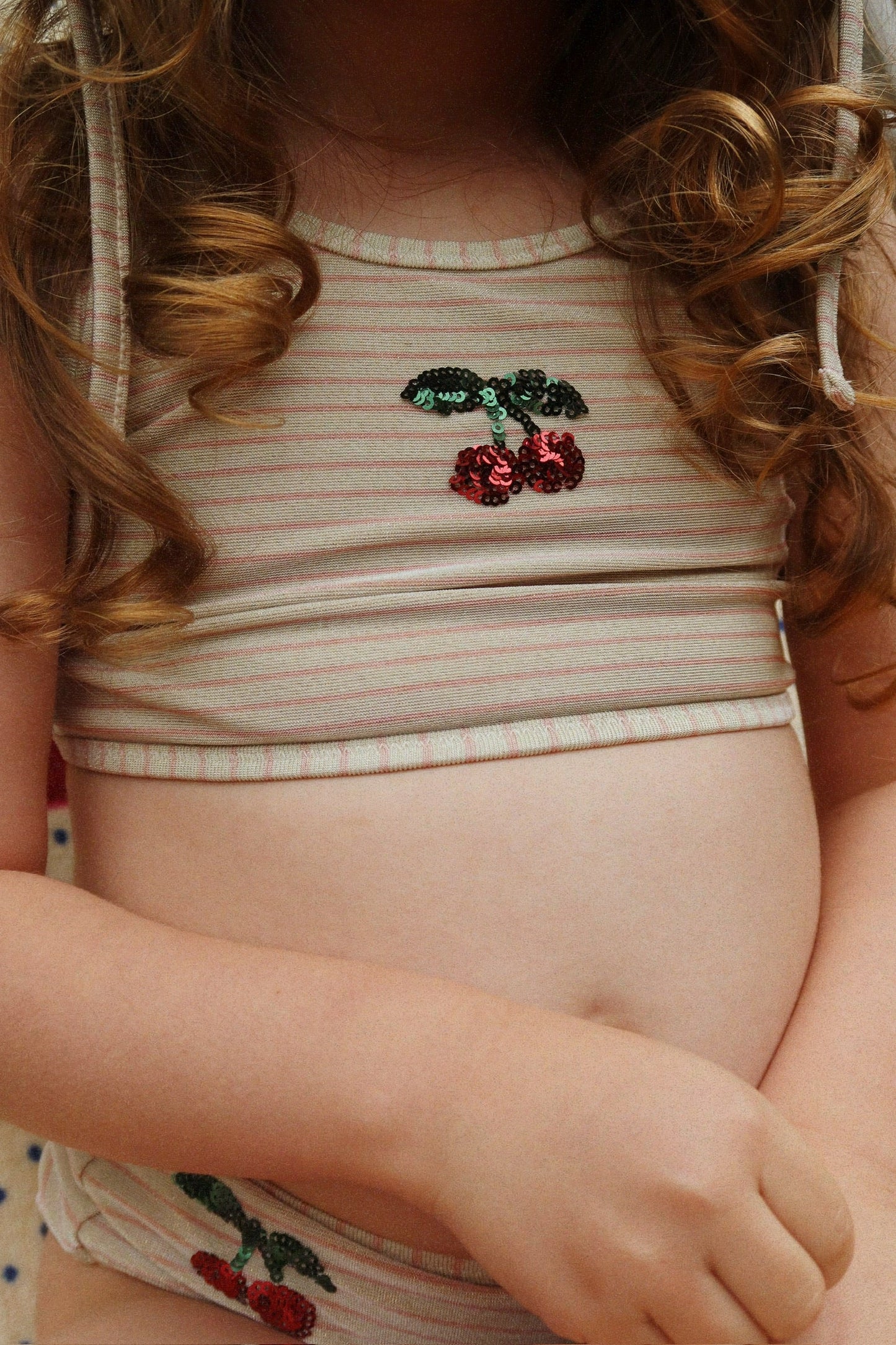 Konges Slojd - Coco Bluse Oberteil in Beige mit Blumen