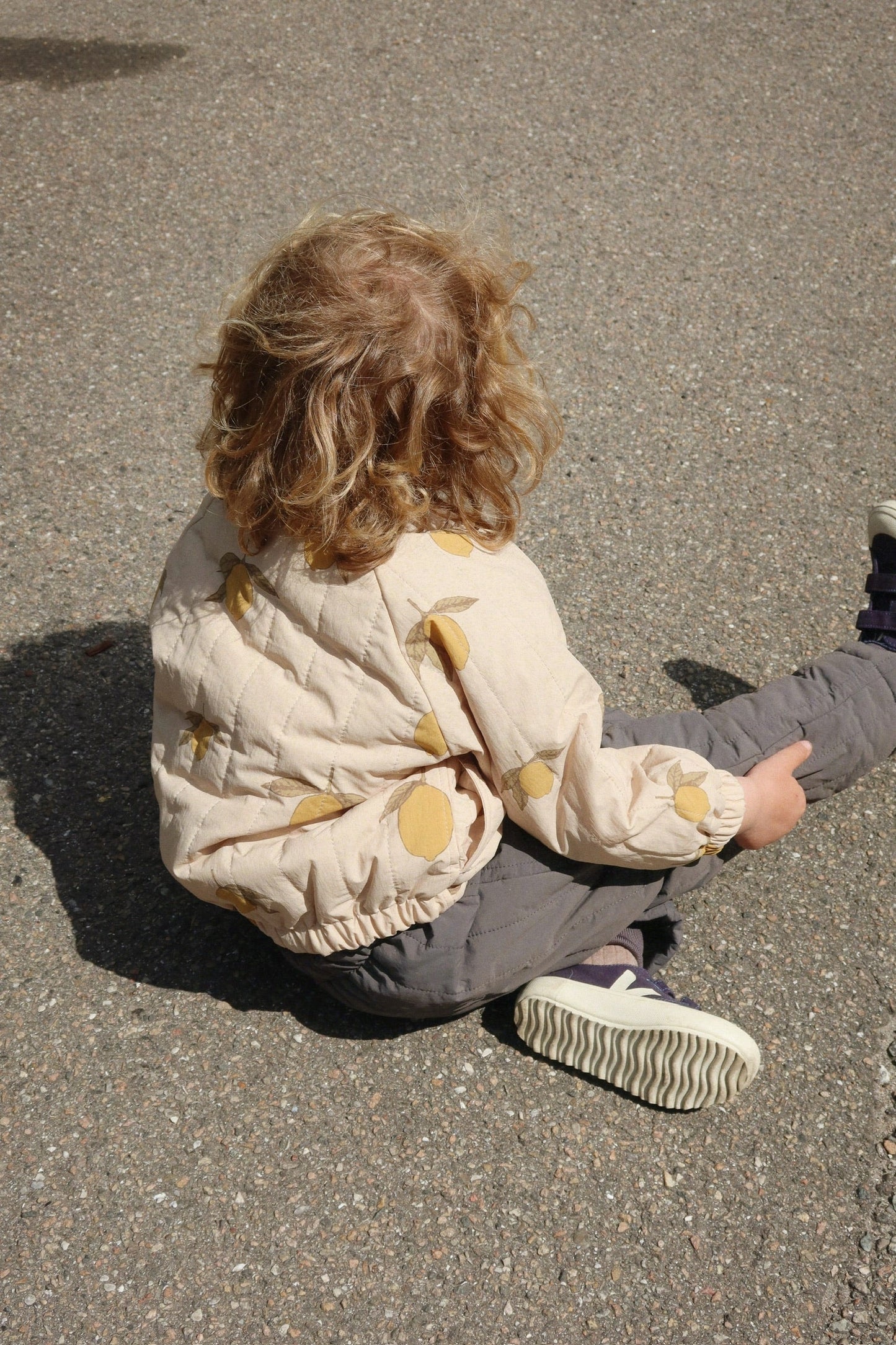 Konges Sløjd- Juno Bomberjacke in Beige mit Zitrone
