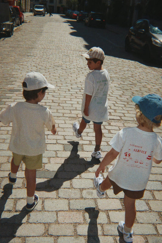 Konges Slojd - Era T-Shirt mit Druck Order here in Creme weiss mit Grün