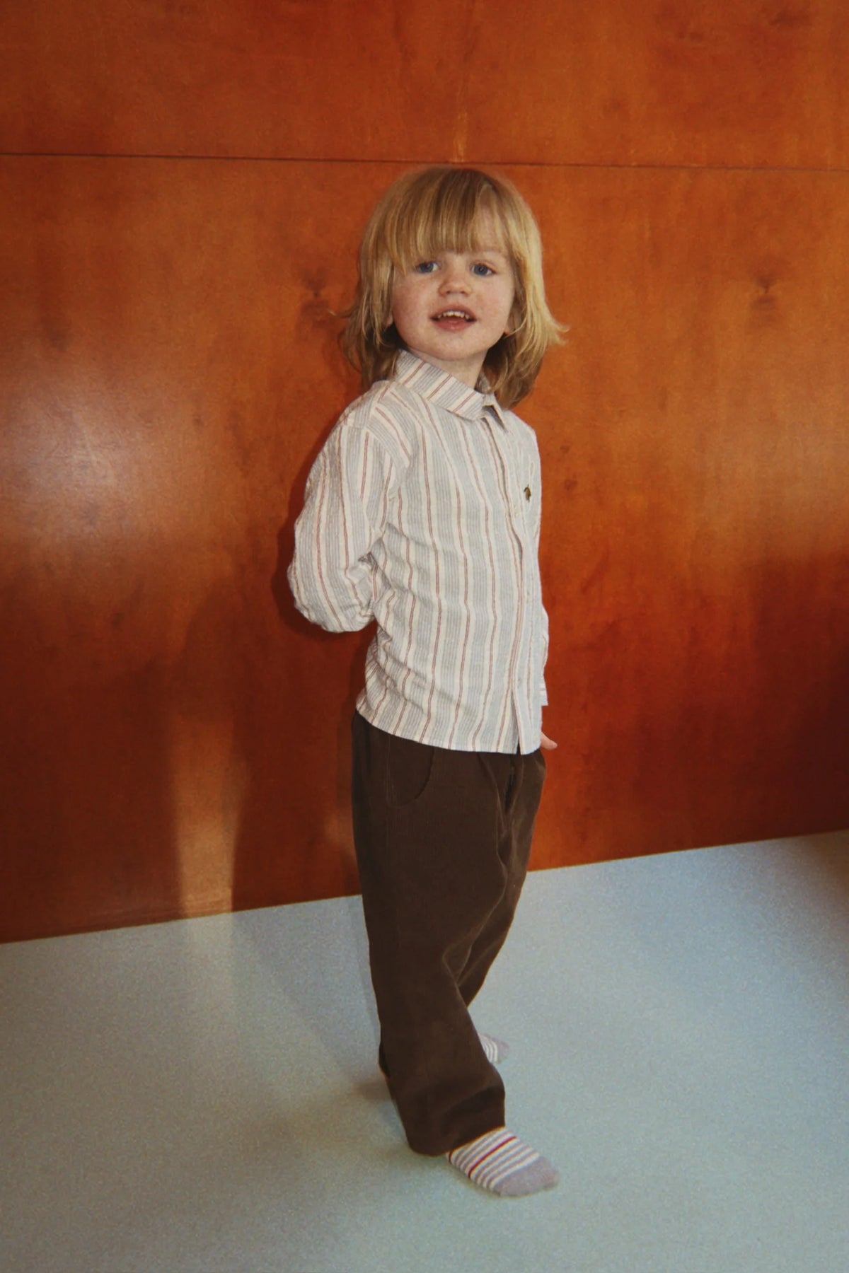 Konges Slojd - Kinder Remy Cordhose in dunkelbraun