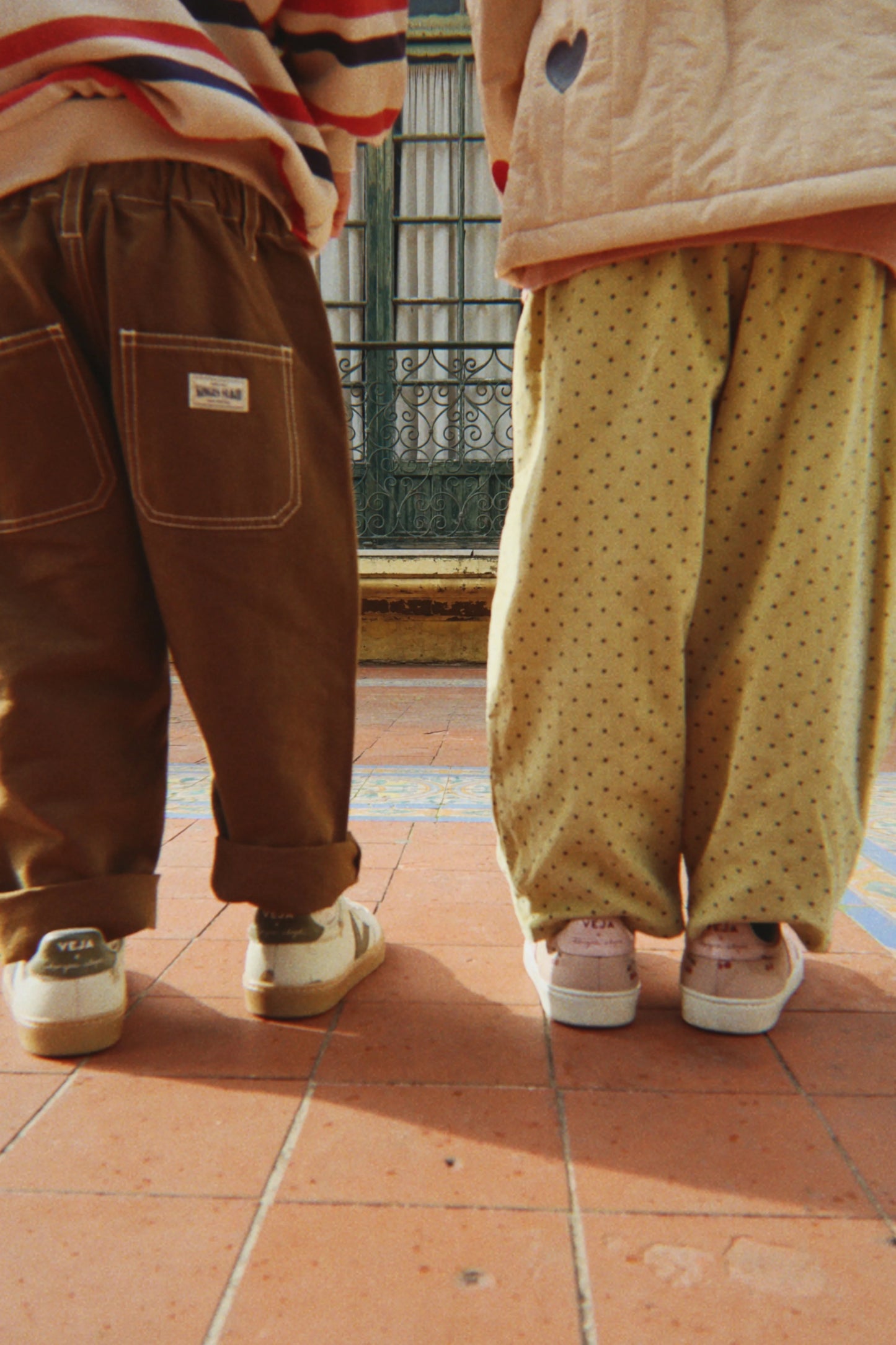 Konges Slojd - Veja x Konges Kinderschuh in Rosa mit Kirsche